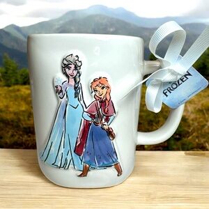 Rae Dunn Artisan Collection by Magenta Disney Frozen Anna & Elsa Mug NWT